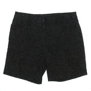 Simply Vera Black Jean Shorts